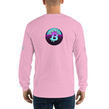 Load image into Gallery viewer, Bitcoin Blue Moon Long Sleeve T-Shirt