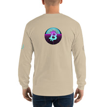 Load image into Gallery viewer, Bitcoin Blue Moon Long Sleeve T-Shirt
