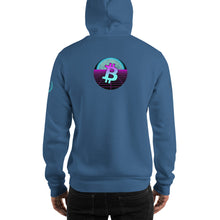 Load image into Gallery viewer, Bitcoin Blue Moon Hooded Sweatshirt