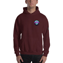 Load image into Gallery viewer, Bitcoin Blue Moon Hooded Sweatshirt
