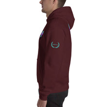 Load image into Gallery viewer, Bitcoin Blue Moon Hooded Sweatshirt