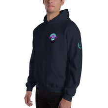 Load image into Gallery viewer, Bitcoin Blue Moon Hooded Sweatshirt