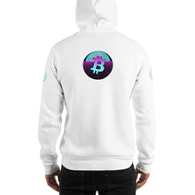 Load image into Gallery viewer, Bitcoin Blue Moon Hooded Sweatshirt