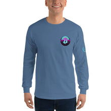 Load image into Gallery viewer, Bitcoin Blue Moon Long Sleeve T-Shirt