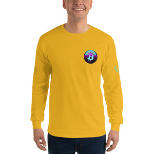 Bitcoin Blue Moon Long Sleeve T-Shirt