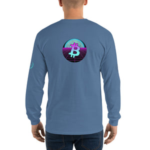 Bitcoin Blue Moon Long Sleeve T-Shirt