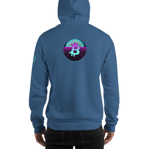 Bitcoin Blue Moon Hooded Sweatshirt