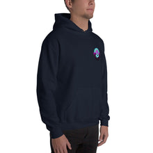 Load image into Gallery viewer, Bitcoin Blue Moon Hooded Sweatshirt