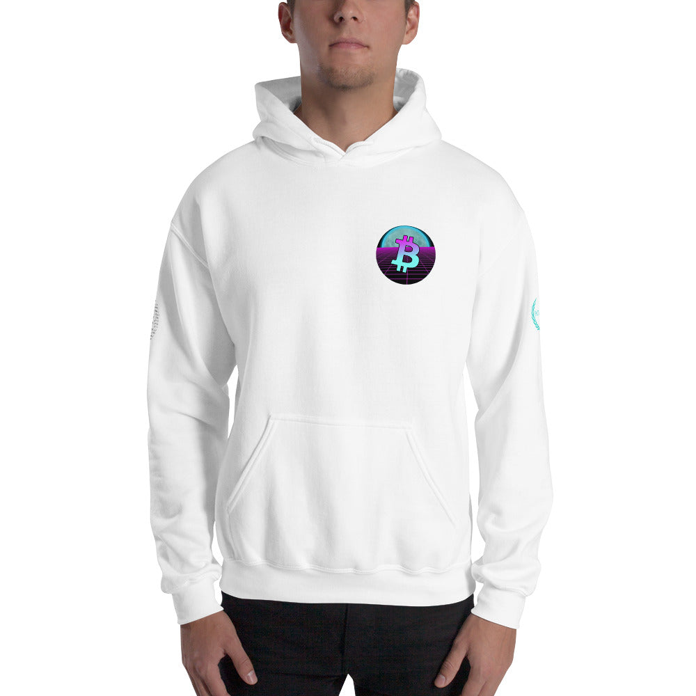 Bitcoin Blue Moon Hooded Sweatshirt